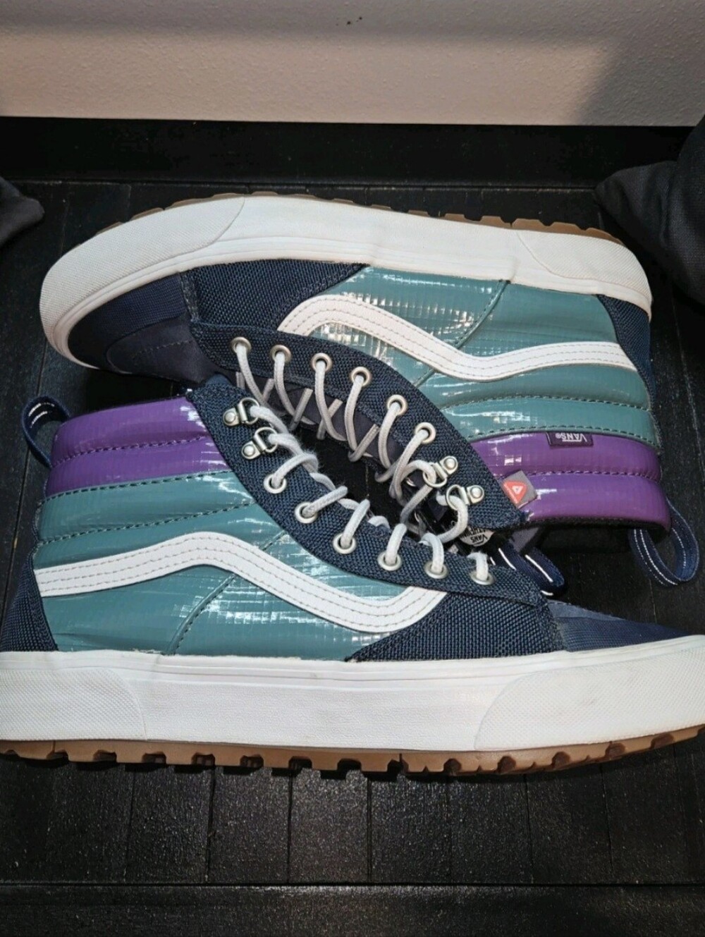 Vans Sk8 Hi MTE 2.0 DX - Dress Blues/Jasper Green - Sz 11.5M (VN0A4P3I2US)